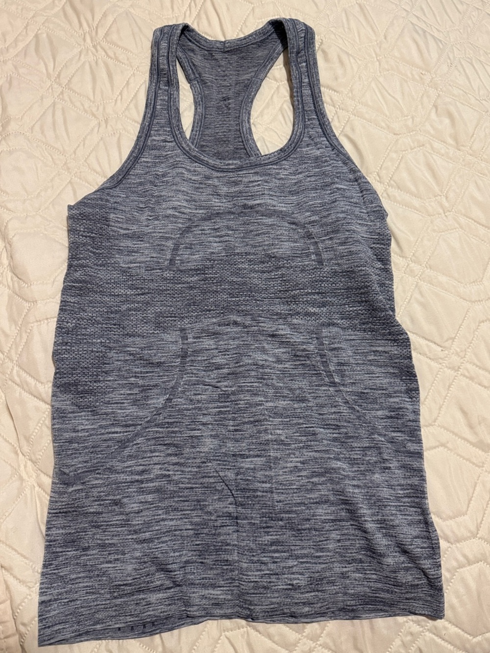 lululemon athletica Gray Heather Racerback Tank